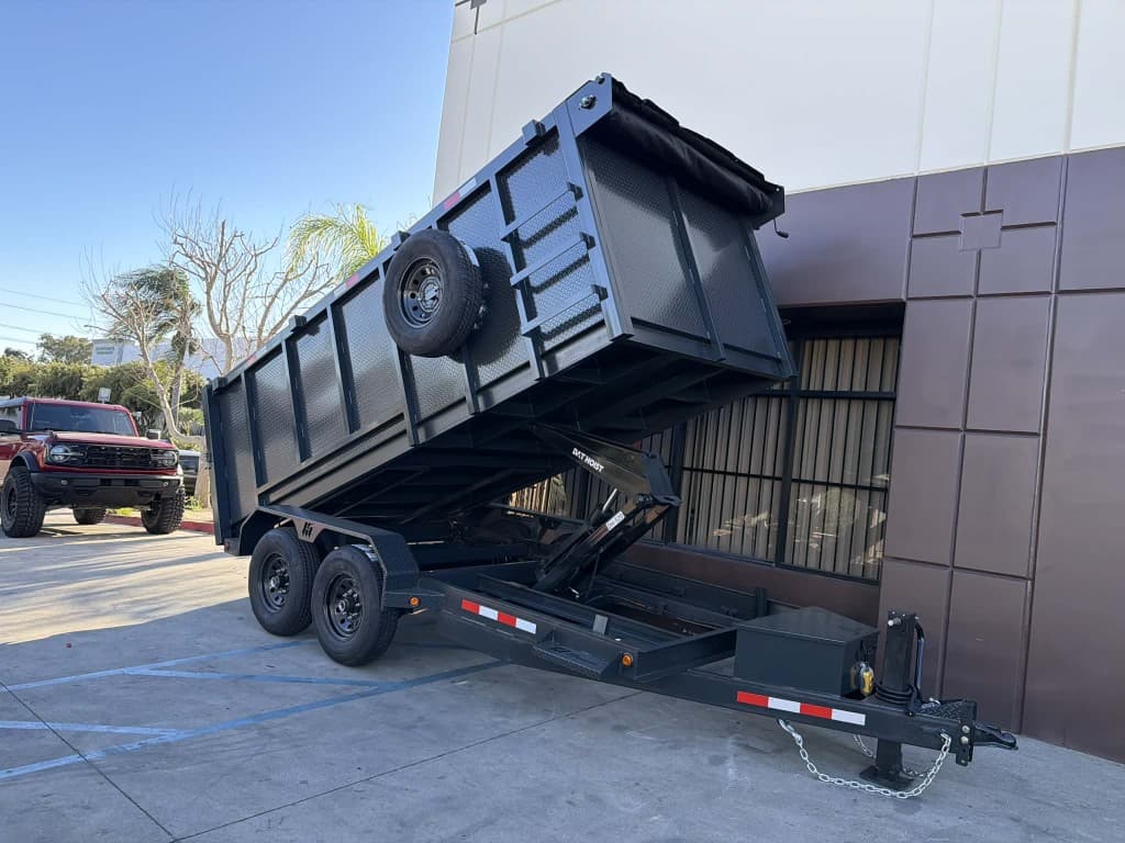 Sandoval Commercial Disposal 12 and 14 yard dump trailer rental – heavy duty equipment for your project
