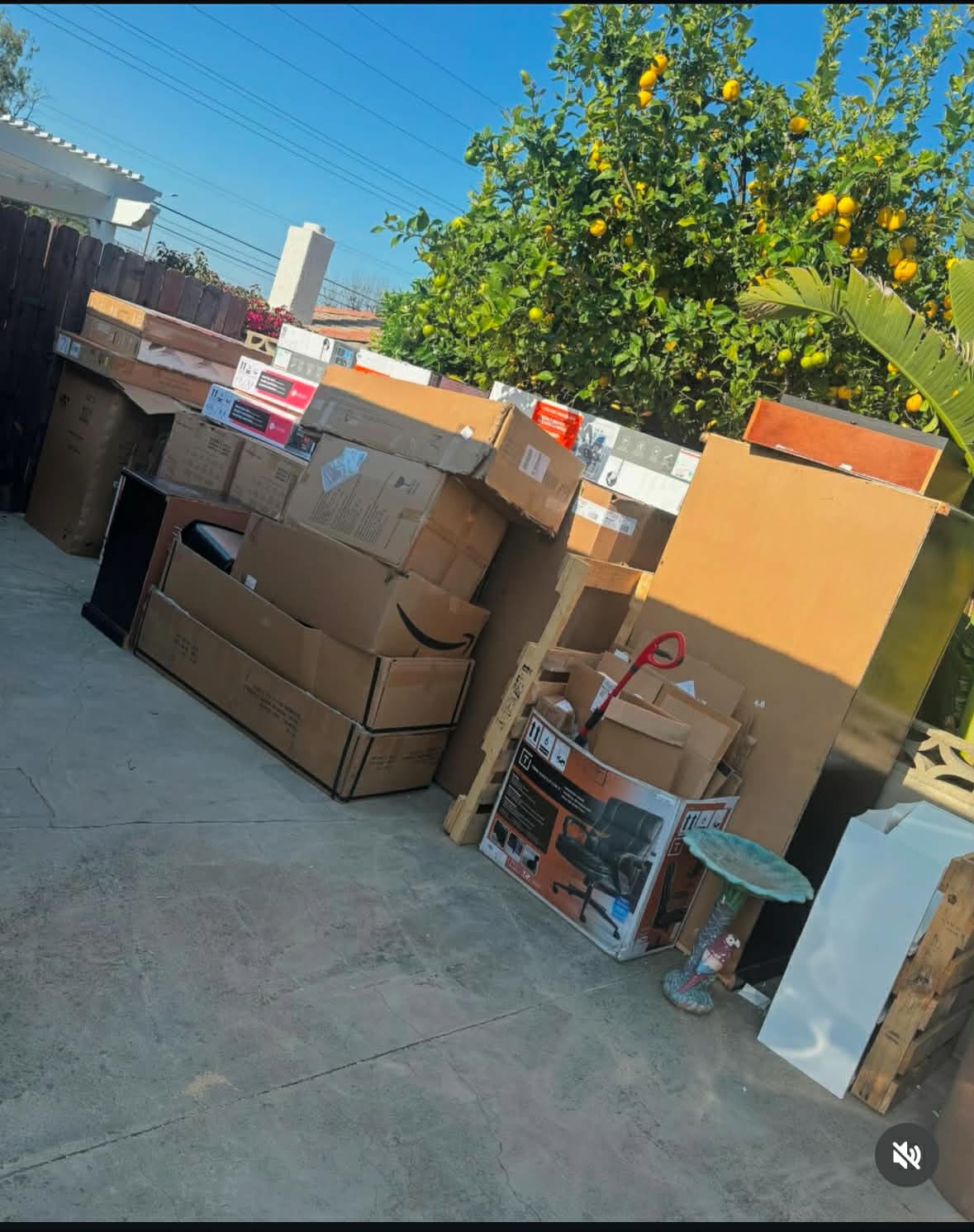 Junk removal and remodeling cleanup crew at work